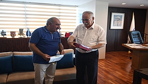 BAŞKAN GÖKHAN KONUKLARINI AĞIRLADI