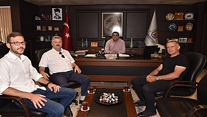 BAŞKAN ÖZ, ADD BAŞKANI AKYALÇIN'I AĞIRLADI