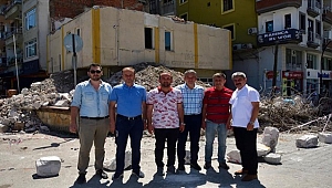 BİGA MERKEZ POLİS KARAKOLU YIKILDI