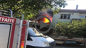 ÇAN'DA KORKUTAN YANGIN!