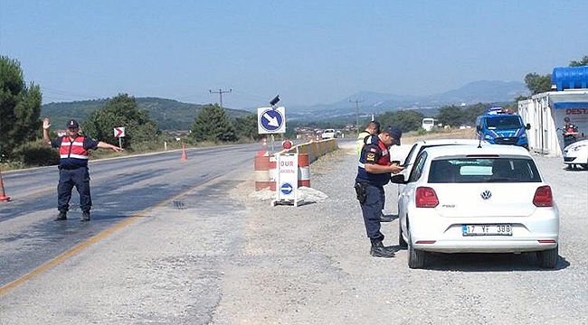 ÇANAKKALE TRAFİĞİNE HAVADAN DENETİM