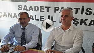 CHP İL BAŞKANLIĞI'NDAN SAADET PARTİ'SİNE ZİYARET