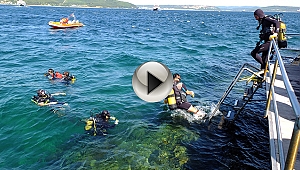 DENİZDEN ÇUVAL ÇUVAL ŞİŞE ÇIKARILDI