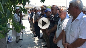 EŞİNİN AMCASI TARAFINDAN ÖLDÜRÜLEN GENÇ SON YOLCULUĞUNA UĞURLANDI