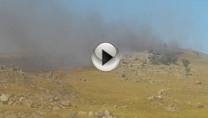 GÖKÇEADA'DA KORKUTAN YANGIN!