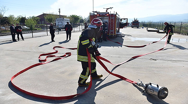 GÖNÜLLÜ İTFAİYECİLİK ÇALIŞMALARI DEVAM EDİYOR