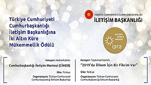 HALKLA İLİŞKİLERİN OSCARLARI CUMHURBAŞKANLIĞI İLETİŞİM BAŞKANLIĞININ OLDU