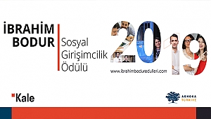İBRAHİM BODUR SOSYAL GİRİŞİMCİLİK ÖDÜLÜ ÜÇÜNCÜ YILINDA BAŞVURULARI BEKLİYOR