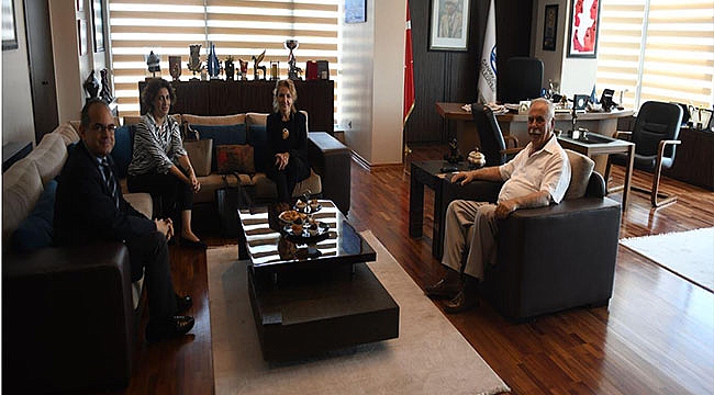 KALE GRUBU KAMU İLİŞKİLERİ BÖLÜM BAŞKANI BİRDEN'DEN BAŞKAN GÖKHAN'A ZİYARET