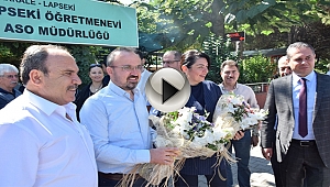 LAPSEKİ'DE MUHTARLARLA BULUŞMA TOPLANTISI YAPILDI