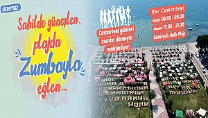 PLAJDA ZUMBA KEYFİ BAŞLIYOR