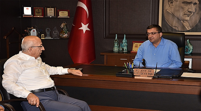 REKTÖRDEN BAŞKAN ÖZ'E ZİYARET