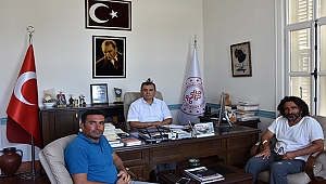 TROYA KAZI BAŞKANI RÜSTEM ASLAN'DAN NEZAKET ZİYARETİ