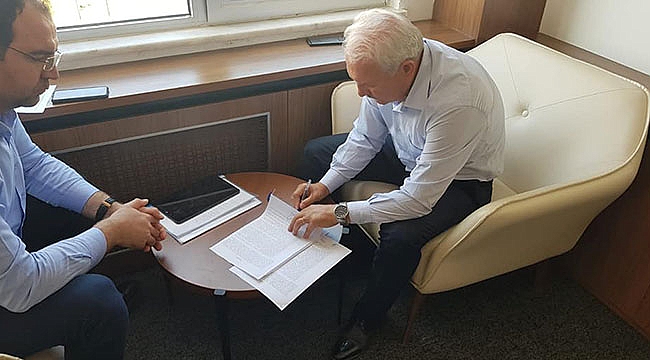 BAŞKAN YILMAZ, DOĞALGAZ PROTOKOLÜNÜ İMZALADI