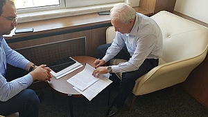 BAŞKAN YILMAZ, DOĞALGAZ PROTOKOLÜNÜ İMZALADI