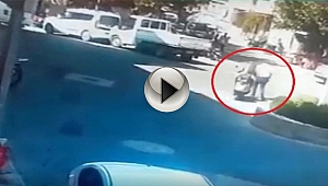 ACEMİ SÜRÜCÜ KAVŞAKTA AYNI YAYAYA İKİ KERE ÇAPTI