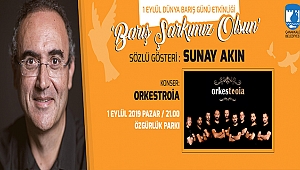 "BARIŞ ŞARKIMIZ OLSUN" ETKİNLİĞİNE DAVETLİSİNİZ