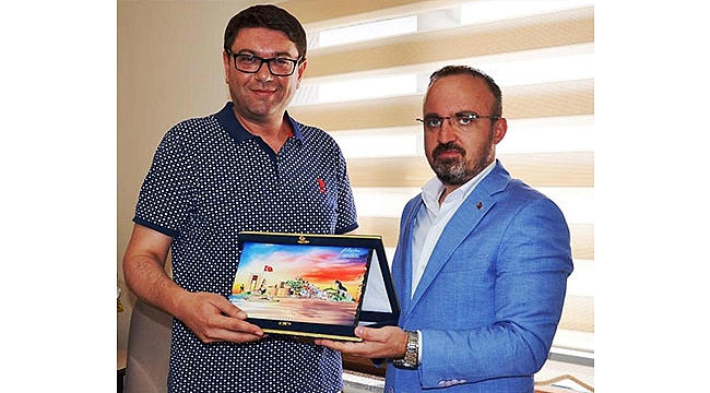 BÜLENT TURAN, EZİNE'Yİ ZİYARET ETTİ