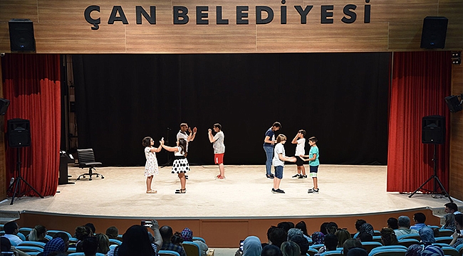 ÇAN BELEDİYESİ ÇOCUK VE KÜLTÜR EVİ ÖĞRENCİLERİ İLK ETKİNLİKLERİNİ GERÇEKLEŞTİRDİ