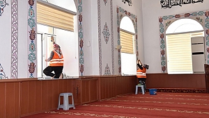 ÇAN BELEDİYESİNDEN CAMİLERDE BAYRAM TEMİZLİĞİ