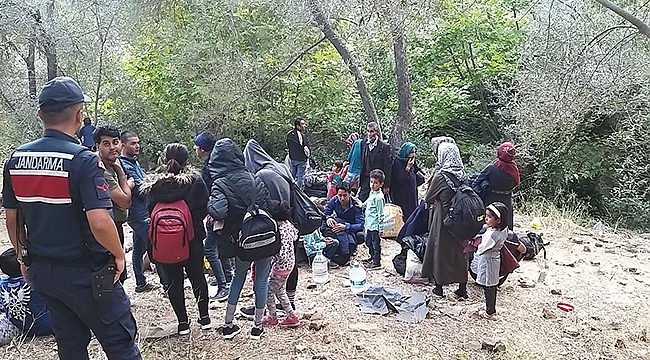ÇANAKKALE'DE 260 MÜLTECİ YAKALANDI