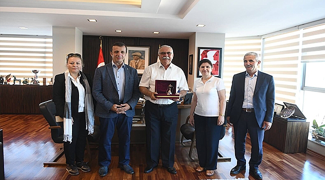 ÇOBAN ATEŞİ HAREKETİ'NDEN BAŞKAN GÖKHAN'A ZİYARET