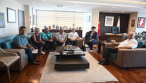 GAZİ ÜNİVERSİTESİ MEZUNLARINDAN BAŞKAN GÖKHAN'A ZİYARET