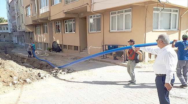 GELİBOLU'DA ALTYAPI ÇALIŞMALARI SÜRÜYOR