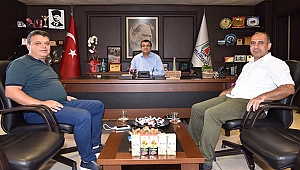 İL ŞUBE MÜDÜRLERİNDEN BAŞKAN ÖZ'E ZİYARET