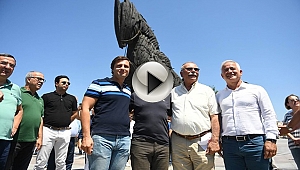 İZMİR BÜYÜKŞEHİR BELEDİYE BAŞKANI SOYER'DEN SU VE VİCDAN NÖBETİNE DESTEK ZİYARETİ