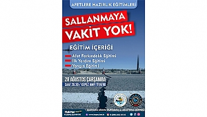 KEPEZ BELEDİYESİ AFET EĞİTİMİNE HAZIRLANIYOR