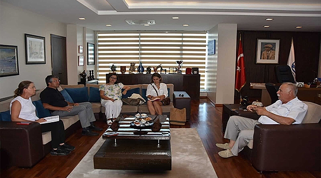 TEMA VAKFI YÖNETİMİNDEN BAŞKAN GÖKHAN'A ZİYARET