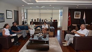 TEMA VAKFI YÖNETİMİNDEN BAŞKAN GÖKHAN'A ZİYARET