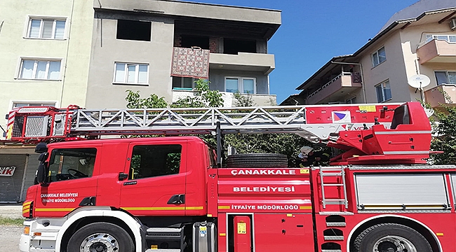 TROYA CADDESİ'NDE YANGIN!