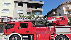 TROYA CADDESİ'NDE YANGIN!