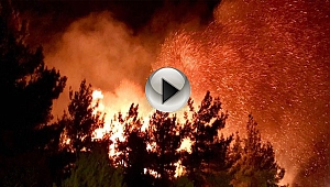 YANGIN HIZLA BÜYÜYOR!