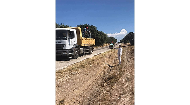 YENİKÖY'DE YOL ÇALIŞMALARI BAŞLADI