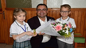 BAŞKAN ERDOĞAN, İLKOKUL ÖĞRENCİLERİNİ SEVİNDİRDİ