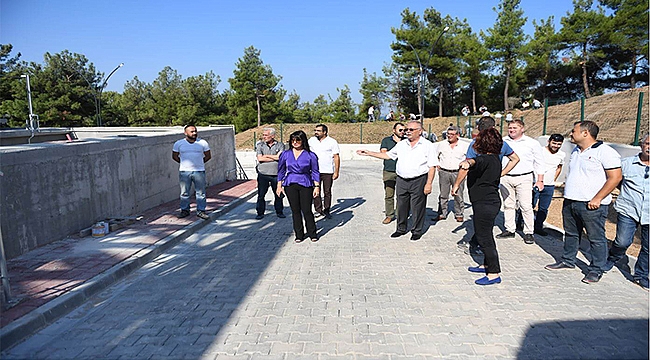 BAŞKAN GÖKHAN ATIK SU ARITMA TESİSİNDE İNCELEMELERDE BULUNDU