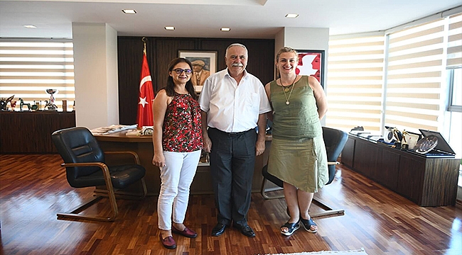 BAŞKAN GÖKHAN KONUKLARINI AĞIRLADI
