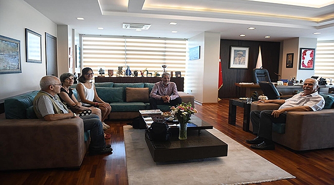 BAŞKAN GÖKHAN KONUKLARINI AĞIRLADI