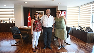 BAŞKAN GÖKHAN KONUKLARINI AĞIRLADI