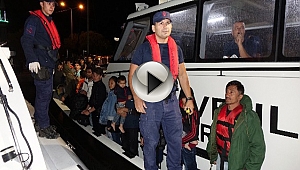 ÇANAKKALE'DE 195 KAÇAK GÖÇMEN YAKALANDI