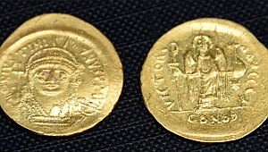 ÇANAKKALE'DE BİZANS HAZİNESİ BULUNDU