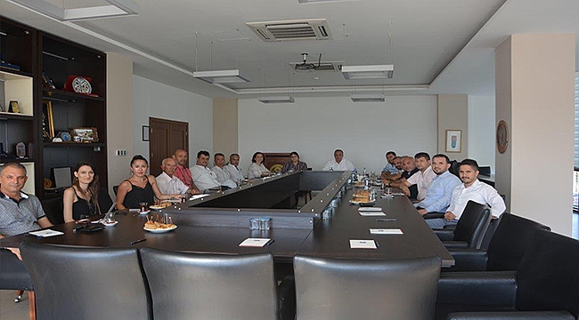 ÇTSO YÖNETİM KURULU SİNERJİ TOPLANTISINDA 18 NO'LU MESLEK GRUBU İLE BİR ARAYA GELDİ