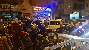 EMNİYET PLAKASIZ MOTOSİKLETLERE GÖZ AÇTIRMIYOR