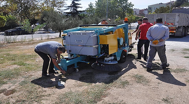 KARABİGA BELEDİYESİNİN TEMİZLİK ARAÇ FİLOSU GÜÇLENİYOR