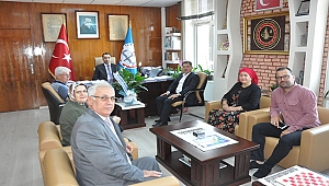 AK PARTİ MERKEZ İLÇEDEN YILMAZ'A ZİYARET