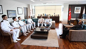 MİLLİ SAVUNMA ÜNİVERSİTESİ DENİZ HARP OKULU HEYETİNDEN ÇANAKKALE BELEDİYESİNE ZİYARET