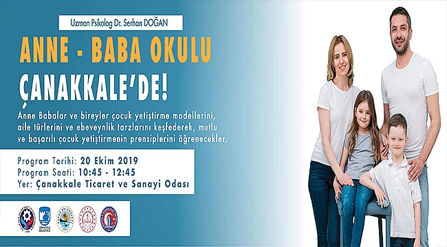 ANNE-BABA OKULU ÇANAKKALE'DE!